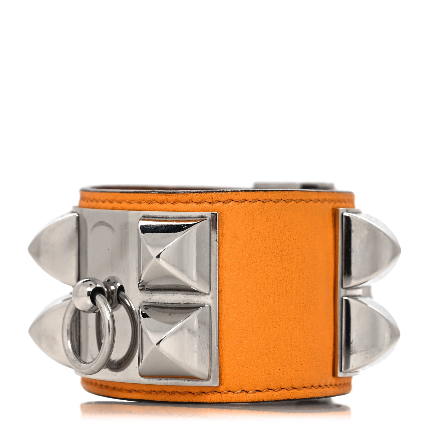 Hermes Swift Collier De Chien CDC Bracelet S Jaune D'Or 1 of 5