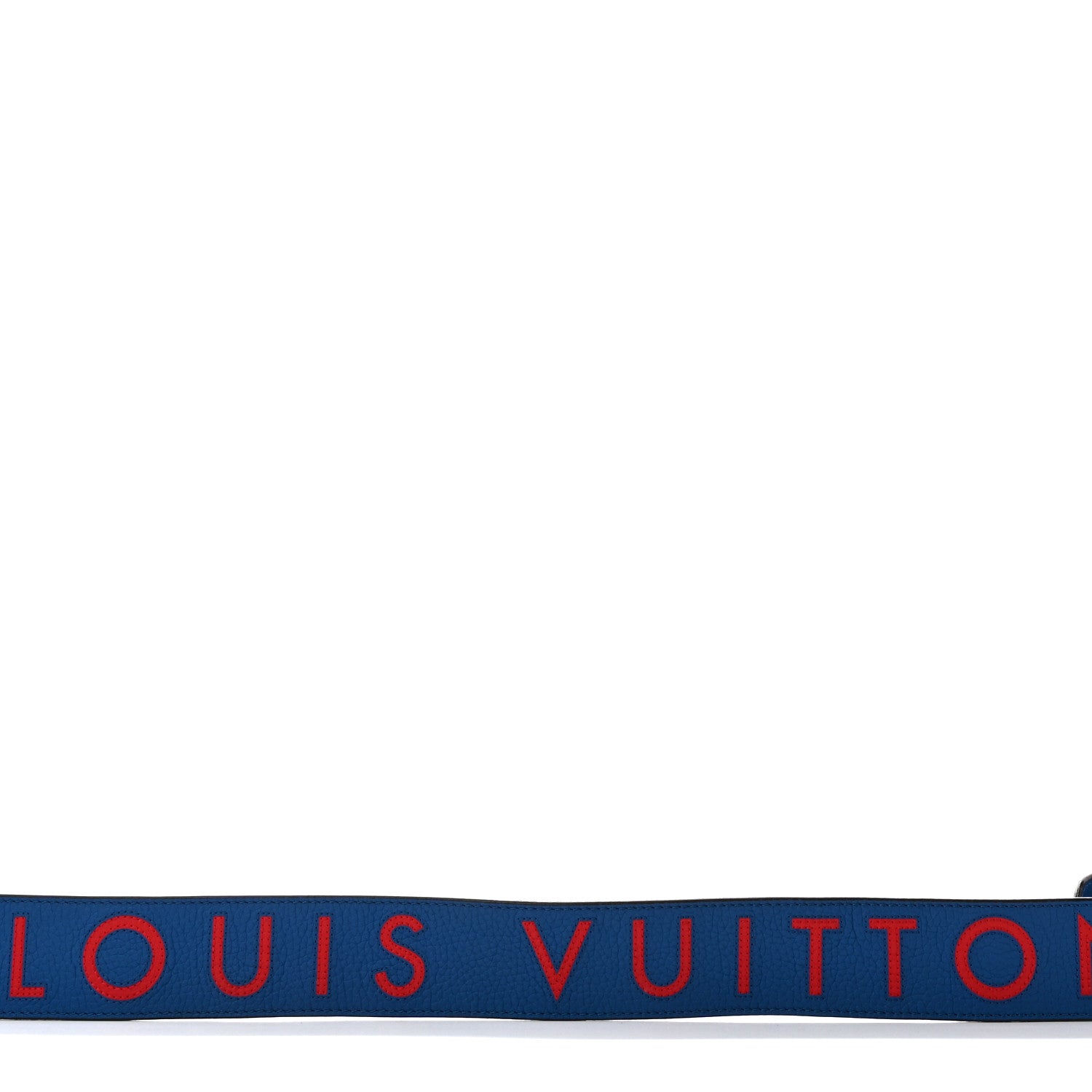 Louis Vuitton Taurillon Bandouliere Shoulder Strap Blue 3 of 4