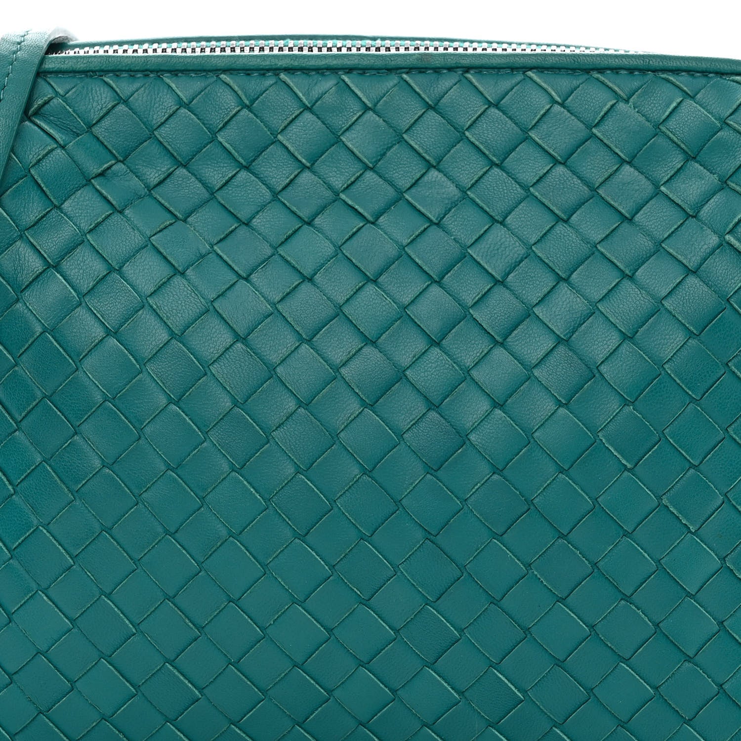 Bottega Veneta Nappa Intrecciato Nodini Crossbody Messenger Mallard 8 of 11