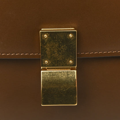 Celine Box Calfskin Teen Classic Box Flap Bag Camel 11 of 14