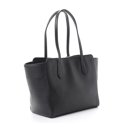 Gucci Pebbled Calfskin Small Swing Tote Black 3 of 7