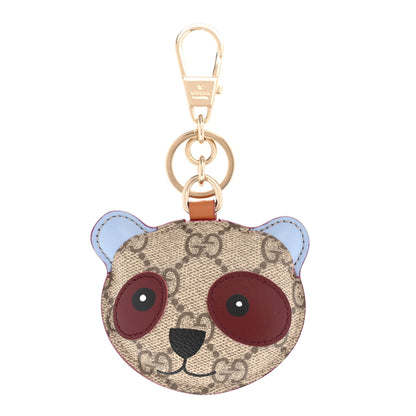 Gucci GG Supreme Monogram Panda Key Charm 1 of 10