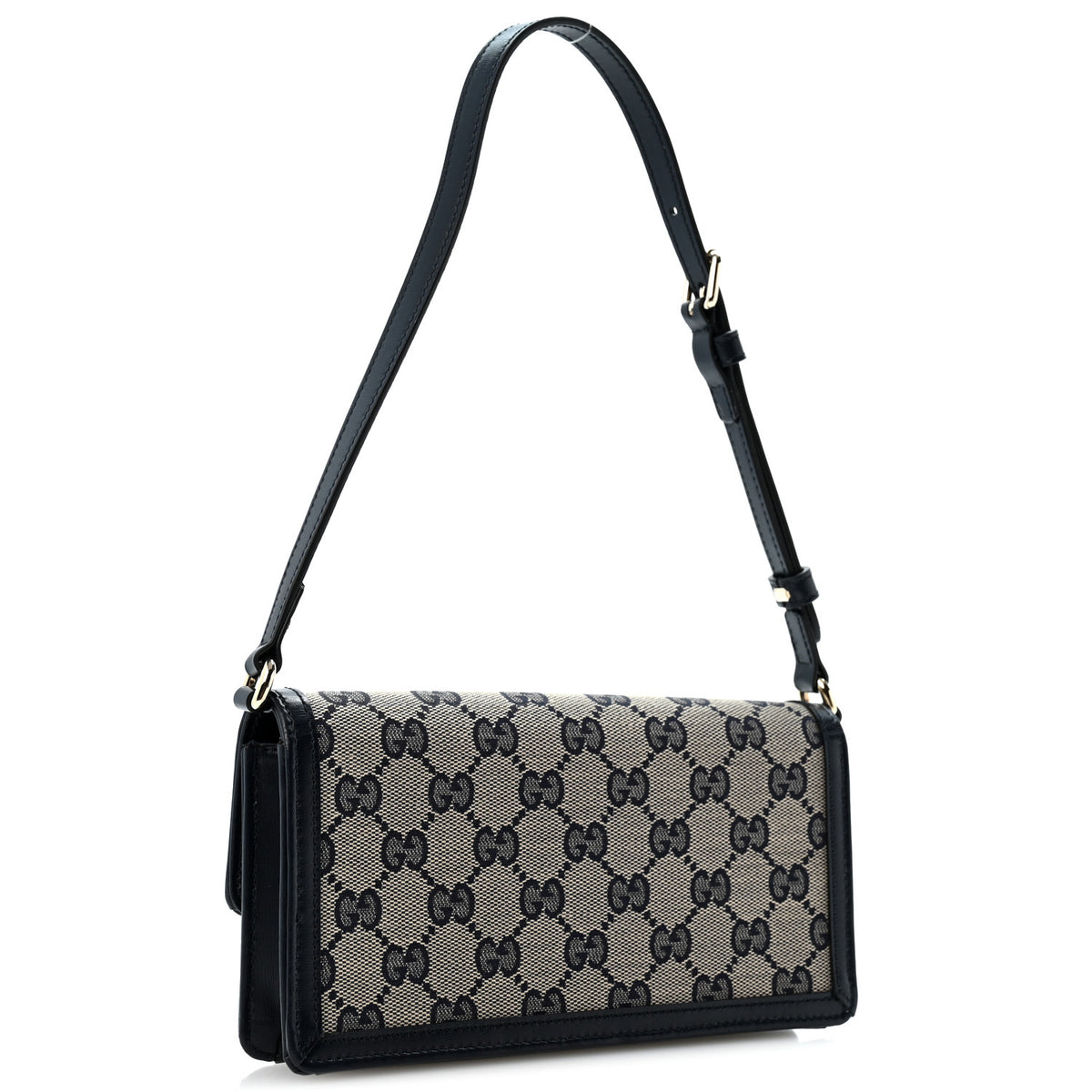 Gucci GG Monogram Mini Luce Shoulder Bag Beige Blue 3 of 11