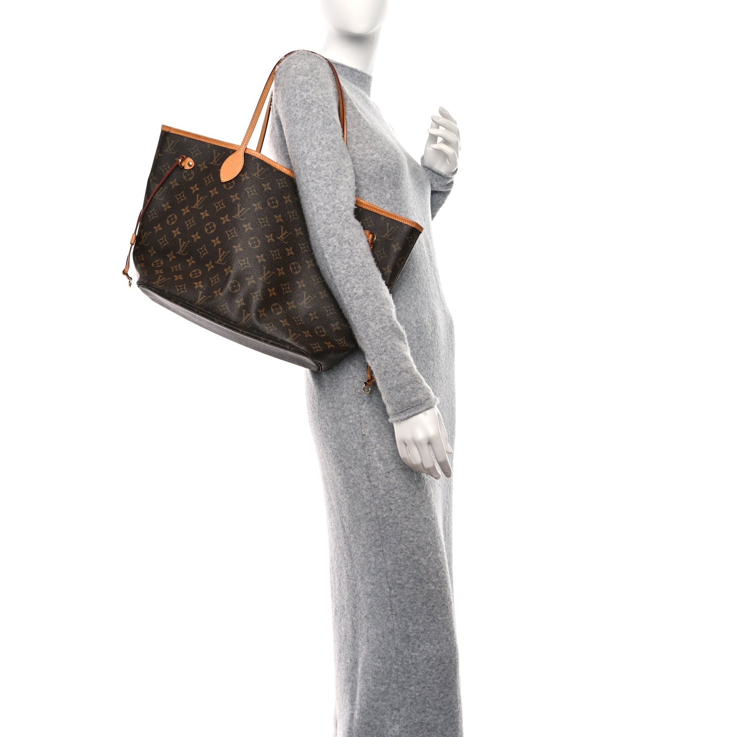 Louis Vuitton Monogram Neo Neverfull MM Fuchsia 2 of 10