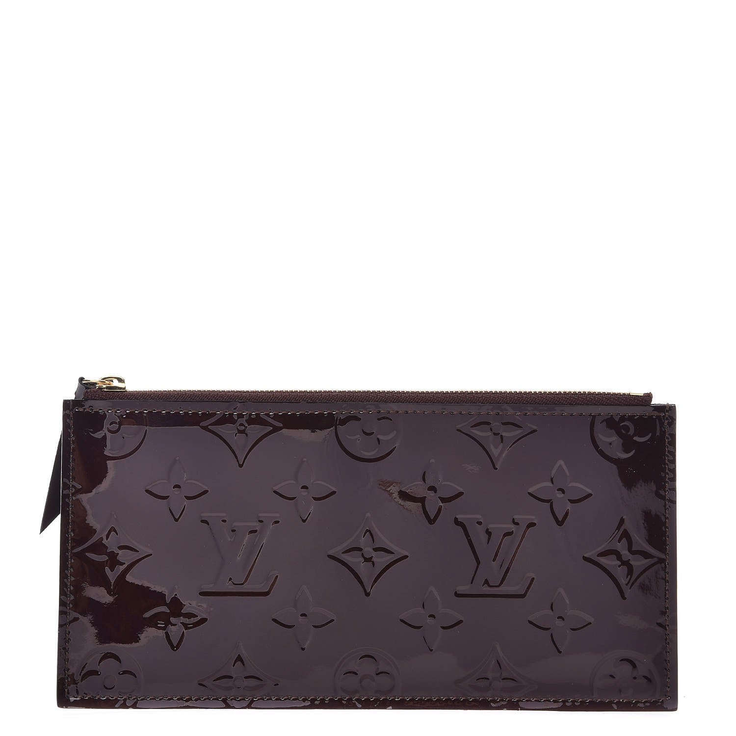 Louis Vuitton Vernis Felicie Chain Wallet Zippered Insert Amarante 1 of 6