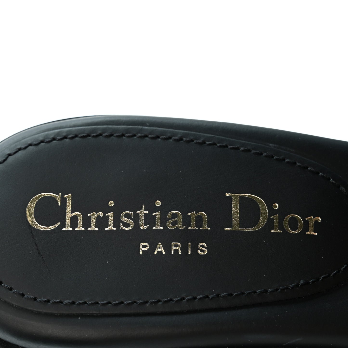 Calfskin Cannage Quilted Dio(r)evolution 80mm Slide Sandals 39 Black