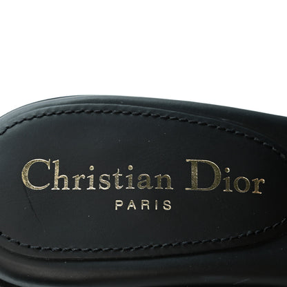 Christian Dior Calfskin Cannage Quilted Dio(r)evolution 80mm Slide Sandals 39 Black 8 of 9