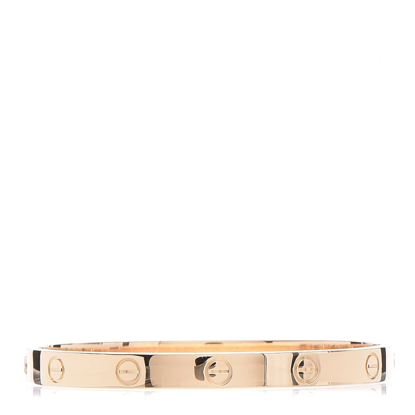 18K Yellow Gold LOVE Bracelet 17