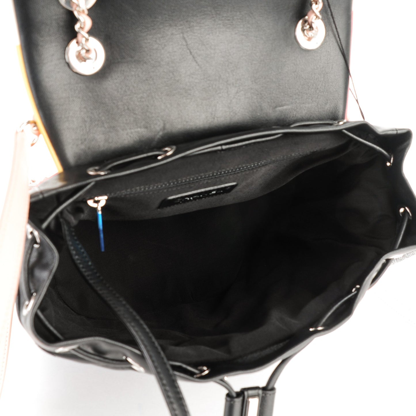 Lambskin Quilted Large Cuba Urban Spirit Backpack Black