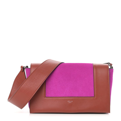 Celine Suede Calfskin Medium Frame Shoulder Bag Brick 2 of 23