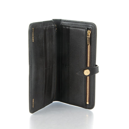 Burberry Haymarket Check Pimlico Continental Wallet Chocolate 5 of 8