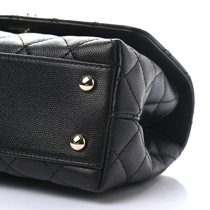 Chanel Caviar Quilted Mini Coco Handle Flap Black 9 of 9