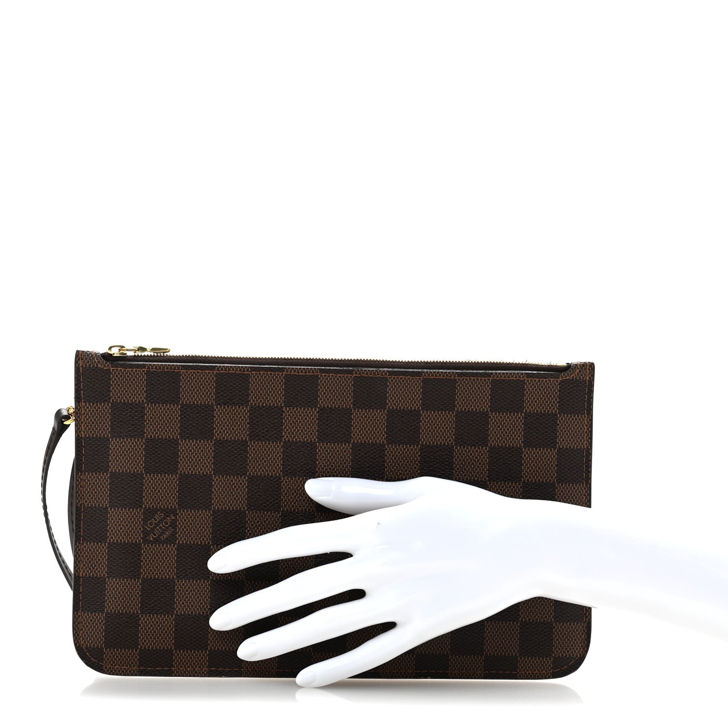 Louis Vuitton Damier Ebene Neverfull MM GM Pochette 2 of 7