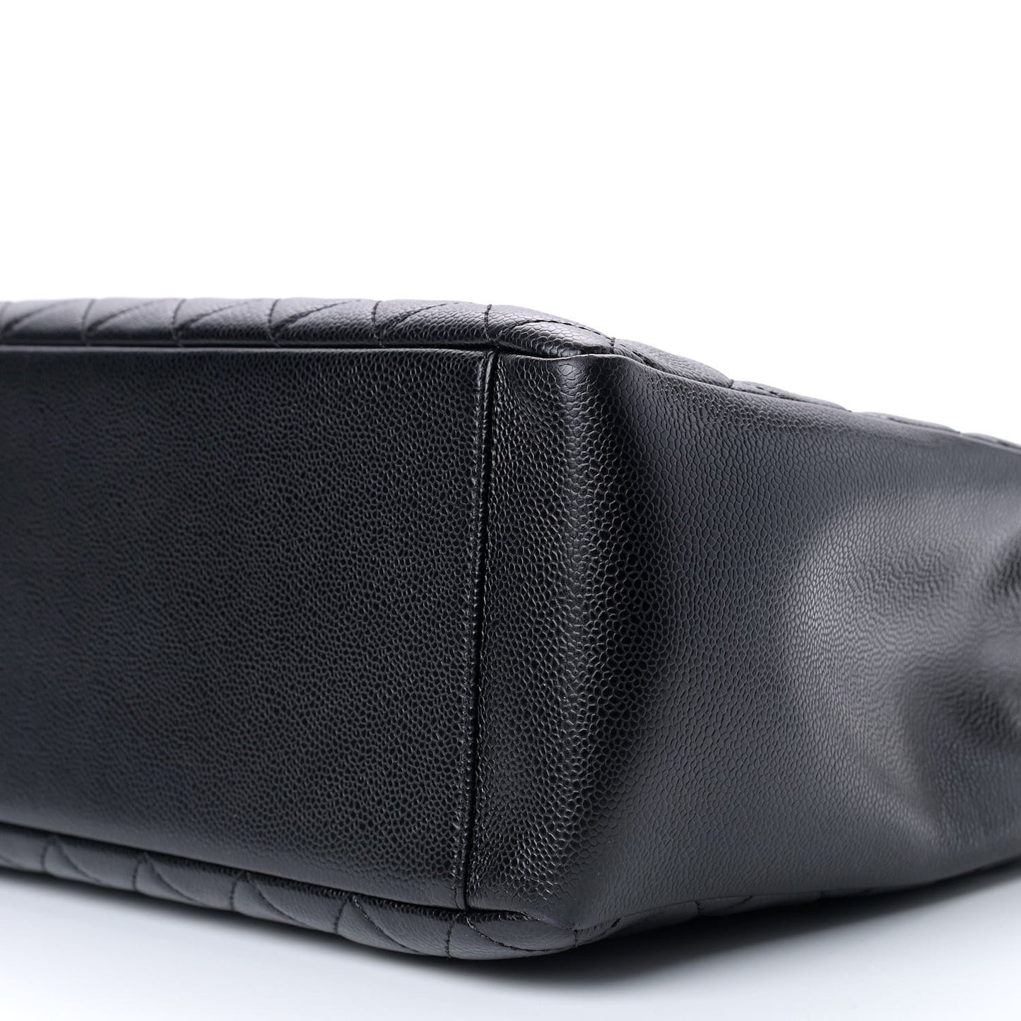 Caviar Quilted Grand Shopping Tote GST Black