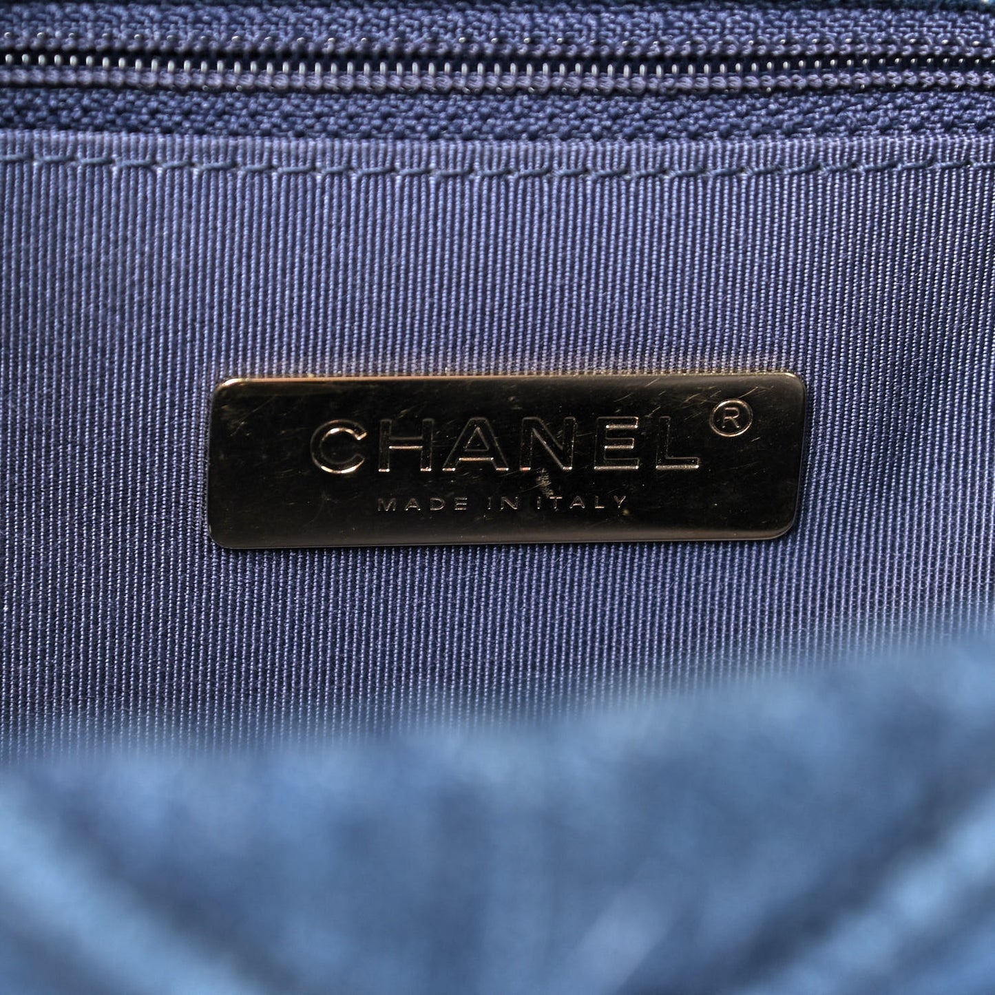 Denim Quilted Medium Chanel 19 Flap Blue