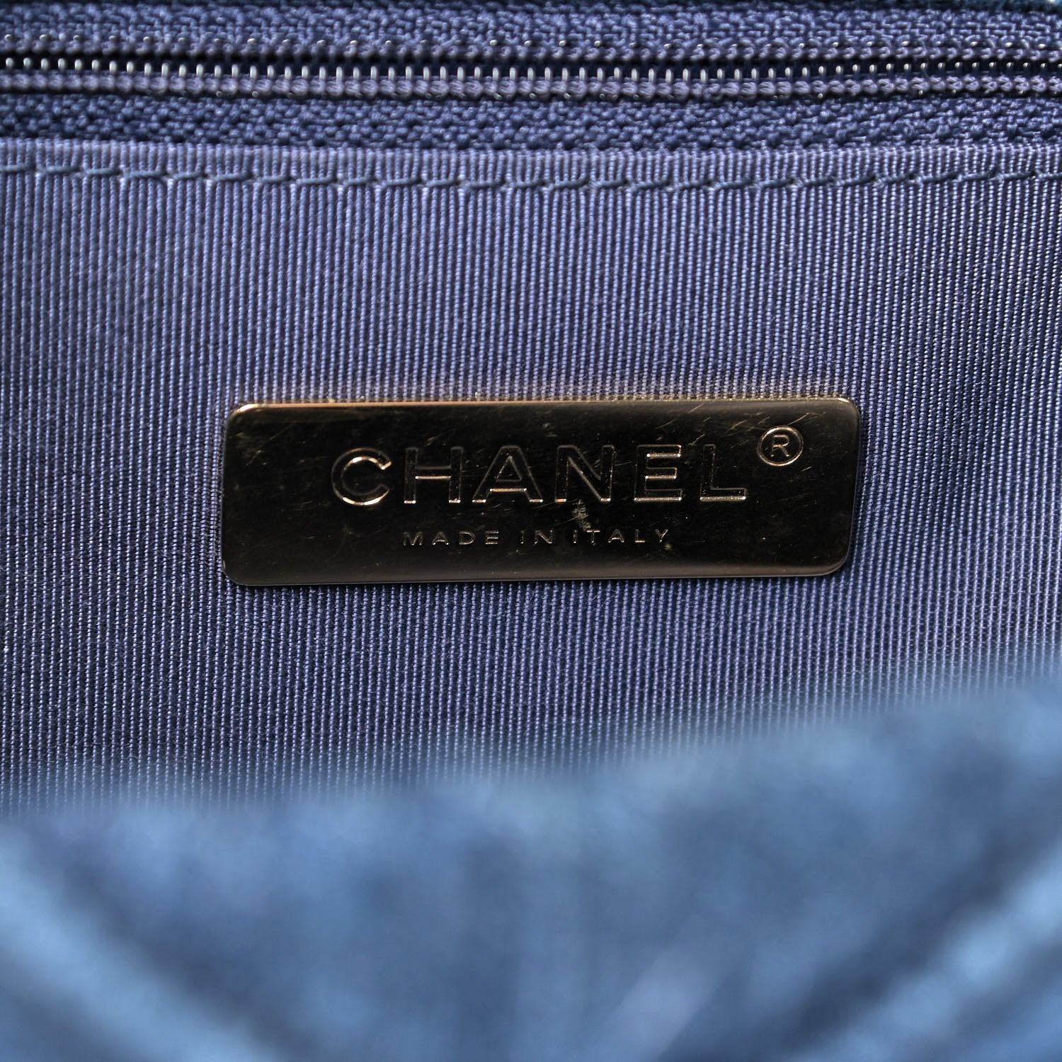 Chanel Denim Quilted Medium Chanel 19 Flap Blue 7 of 8