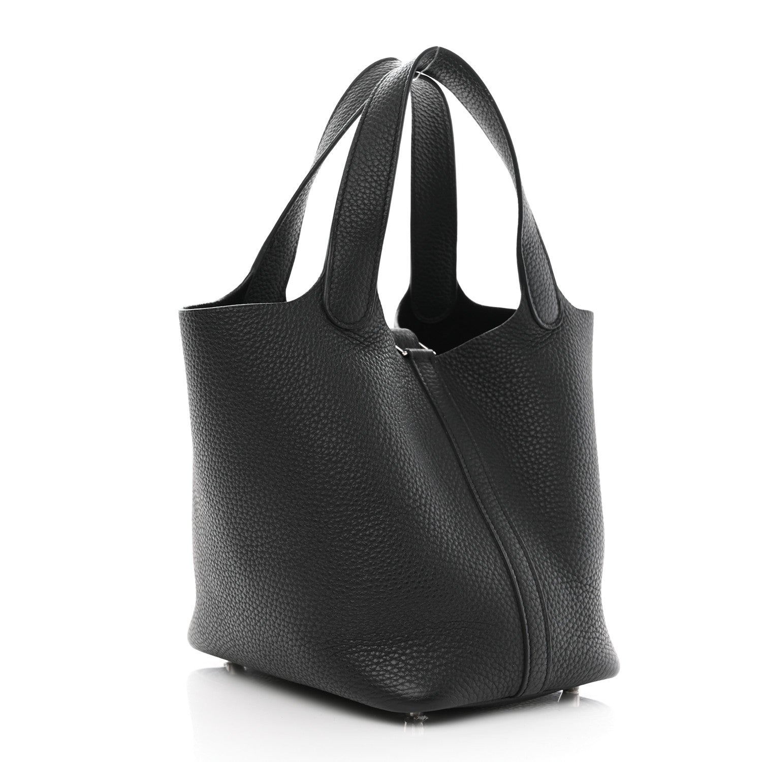 Hermes Taurillon Clemence Picotin Lock 18 PM Black 3 of 13