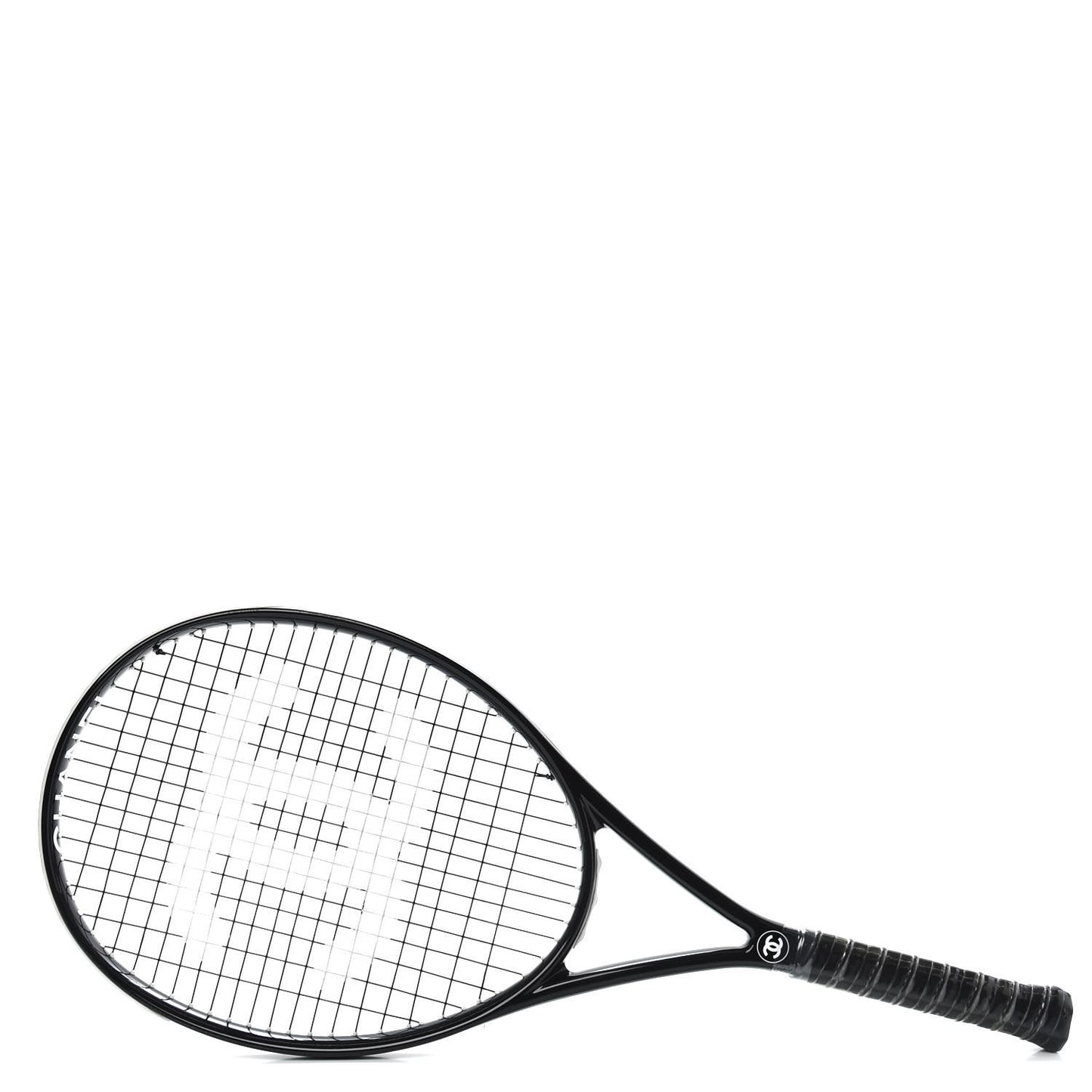 Tennis Racquet and Nylon Quilted Cover Black