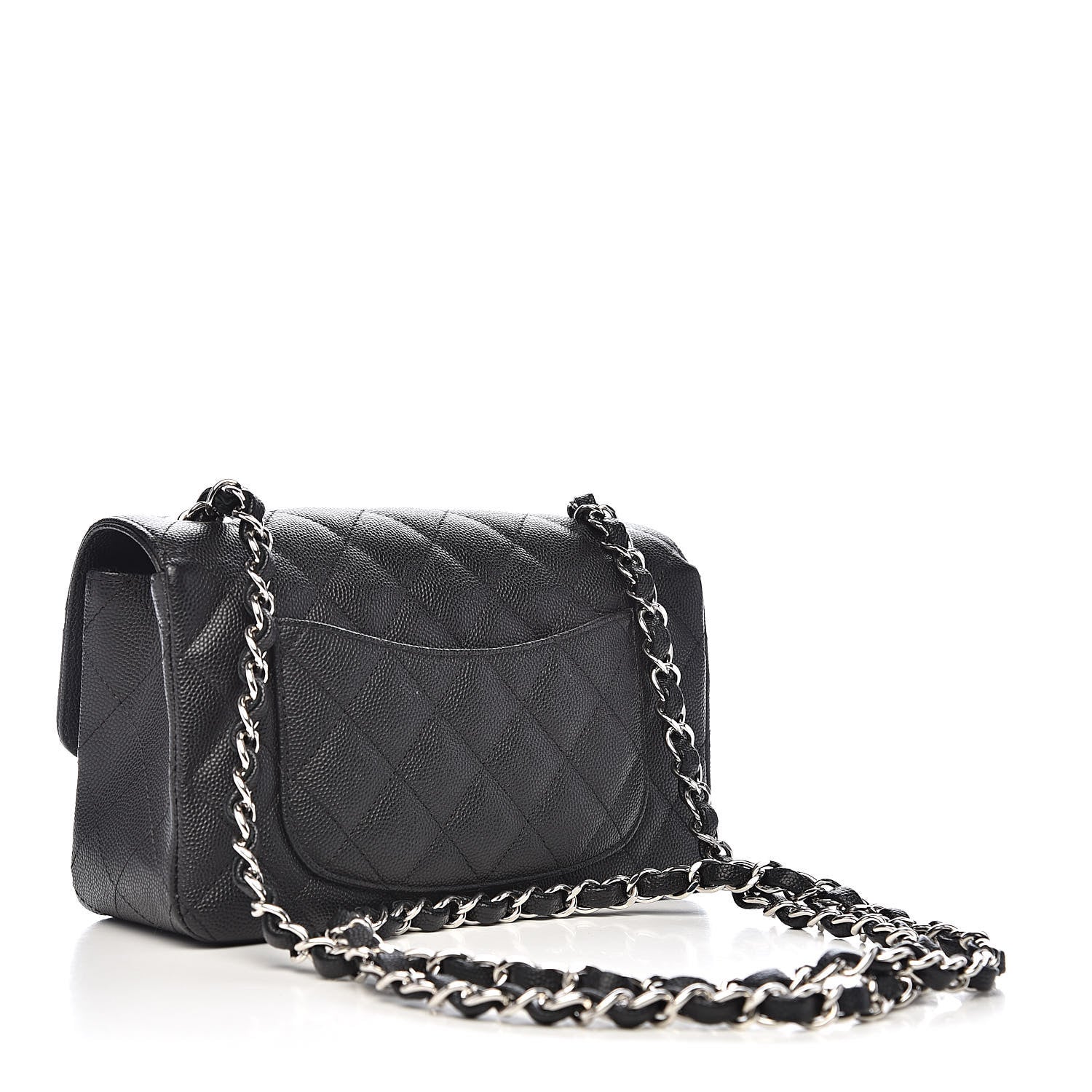 Chanel Caviar Quilted Mini Rectangular Flap Black 3 of 11
