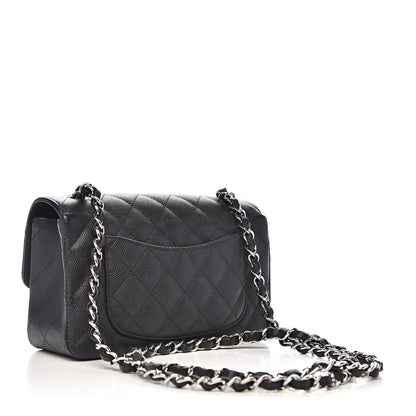 Chanel Caviar Quilted Mini Rectangular Flap Black 3 of 11