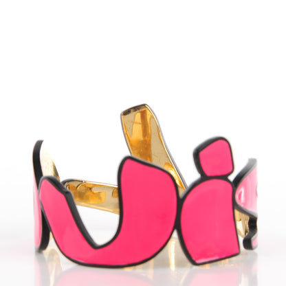 Louis Vuitton Graffiti Louis Bracelet Fuchsia 3 of 8
