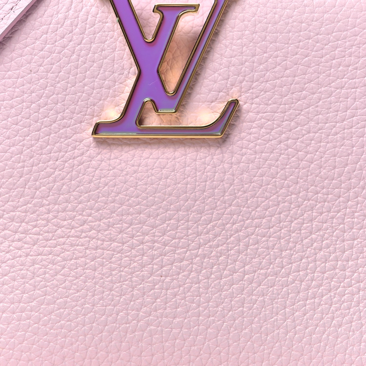 Louis Vuitton Taurillon LV Ski Capucines Mini Pearly Lilac 7 of 10
