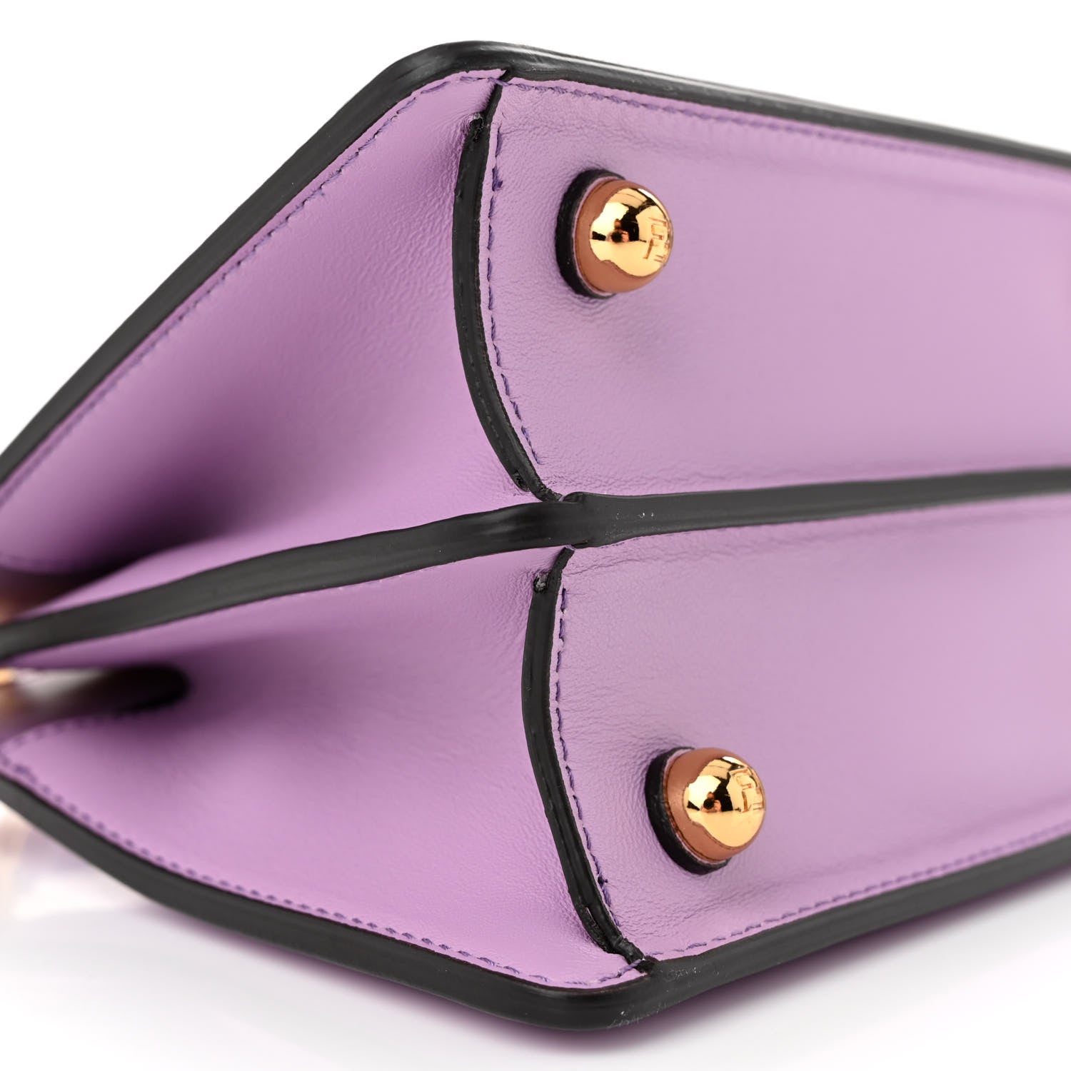 Fendi Shiny Nappa Petite Peekaboo I SEE U Satchel Violetta 9 of 10