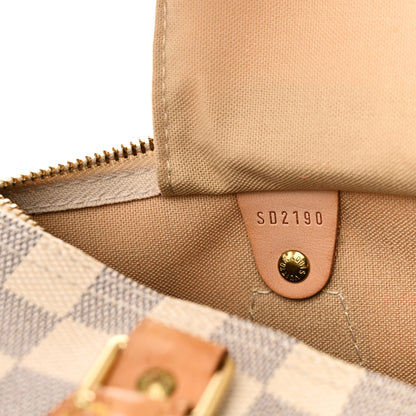 Louis Vuitton Damier Azur Speedy 30 7 of 14
