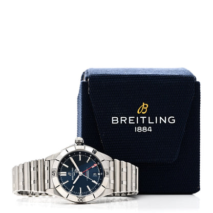 Breitling Stainless Steel 40mm Chronomat GMT Automatic Watch Blue A32398101C1A1 5 of 5