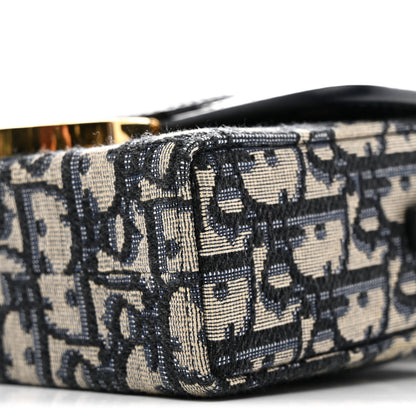 Christian Dior Oblique 30 Montaigne Box Bag Blue 10 of 11