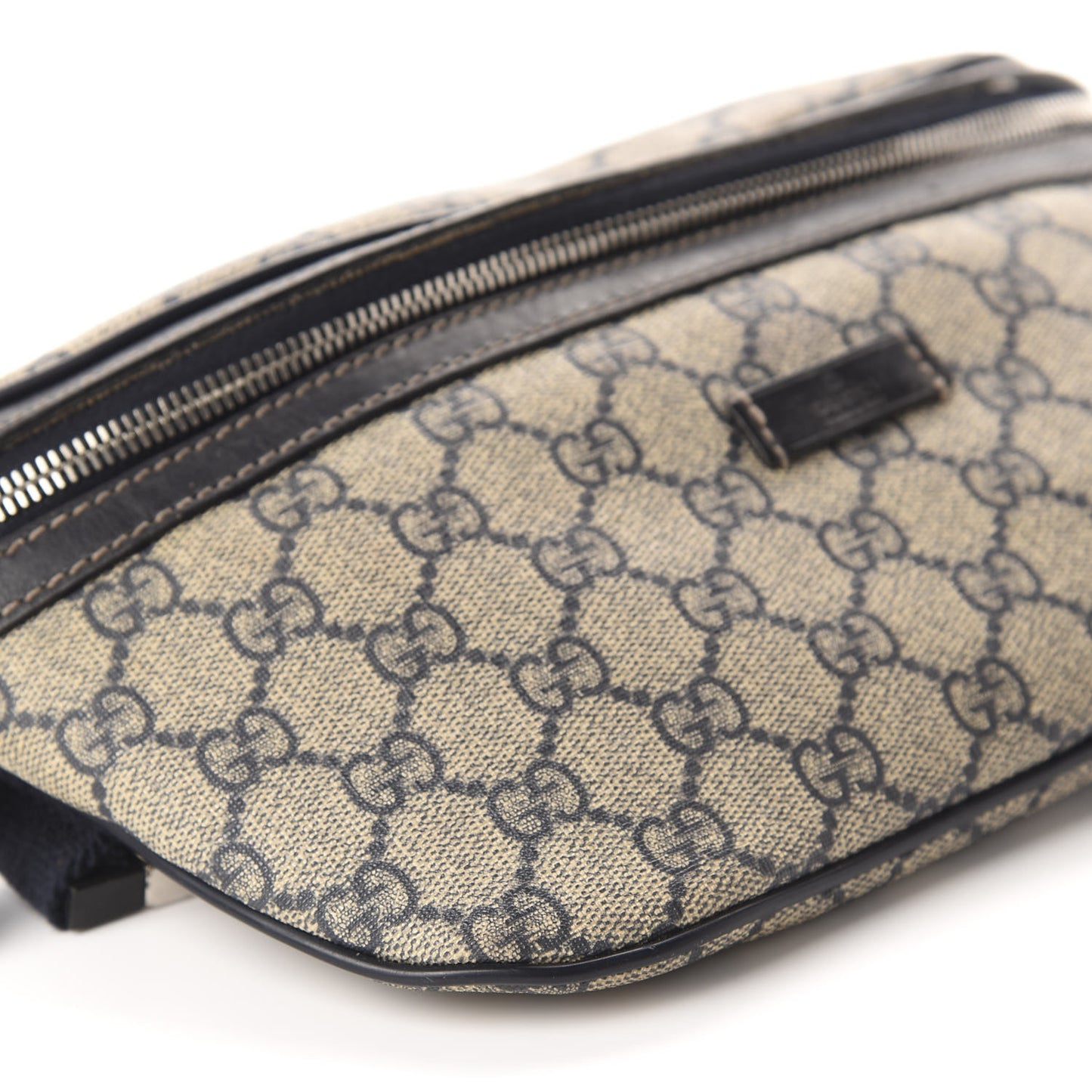 GG Supreme Monogram Belt Bag Navy