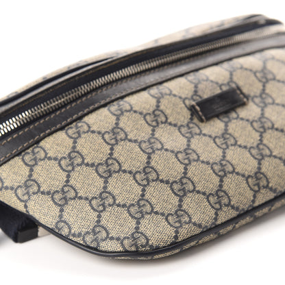 Gucci GG Supreme Monogram Belt Bag Navy 6 of 11