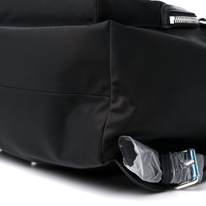 Burberry Nylon Logo Print Backpack Black 8 of 8