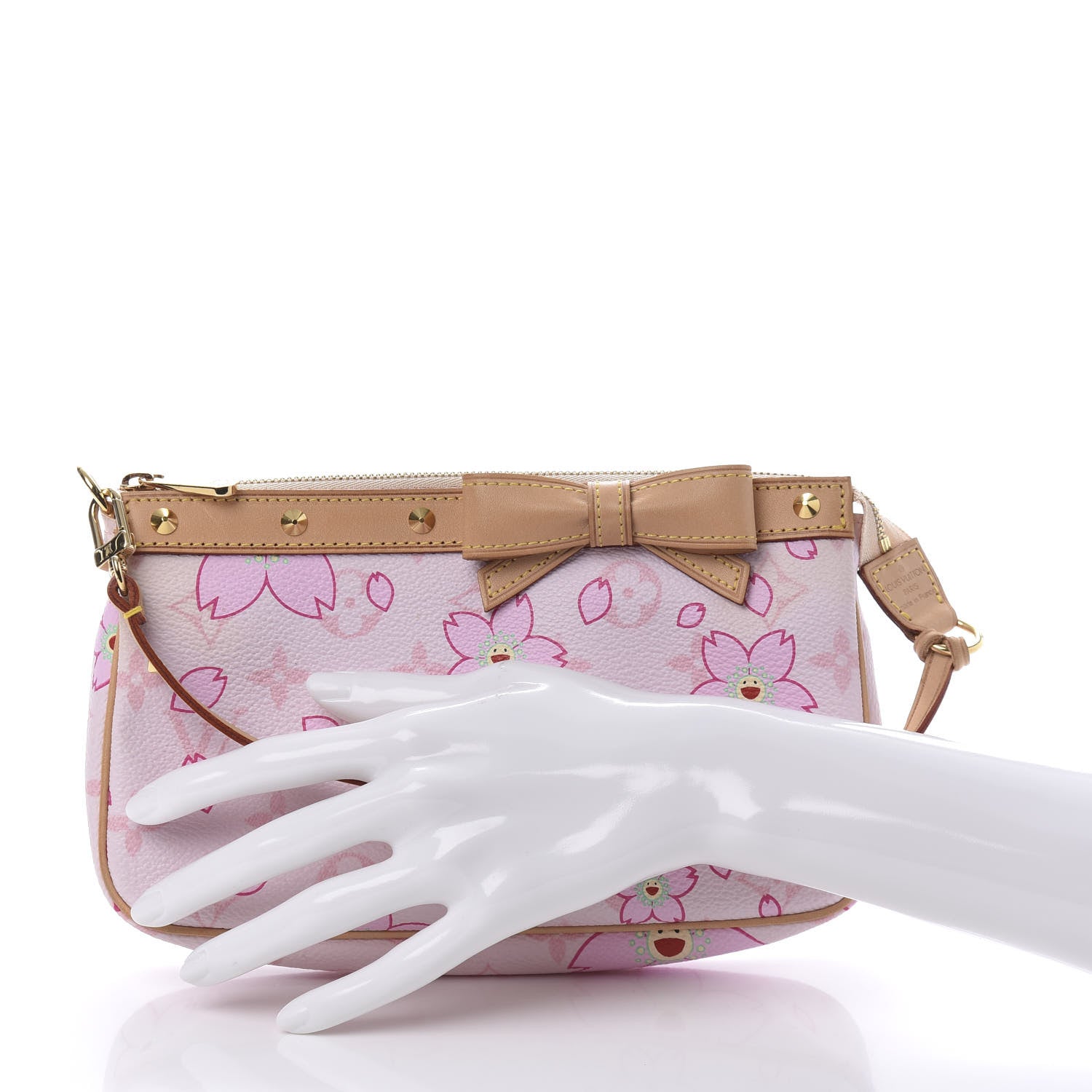 Louis Vuitton Monogram Cherry Blossom Pochette Accessories Pink 2 of 10