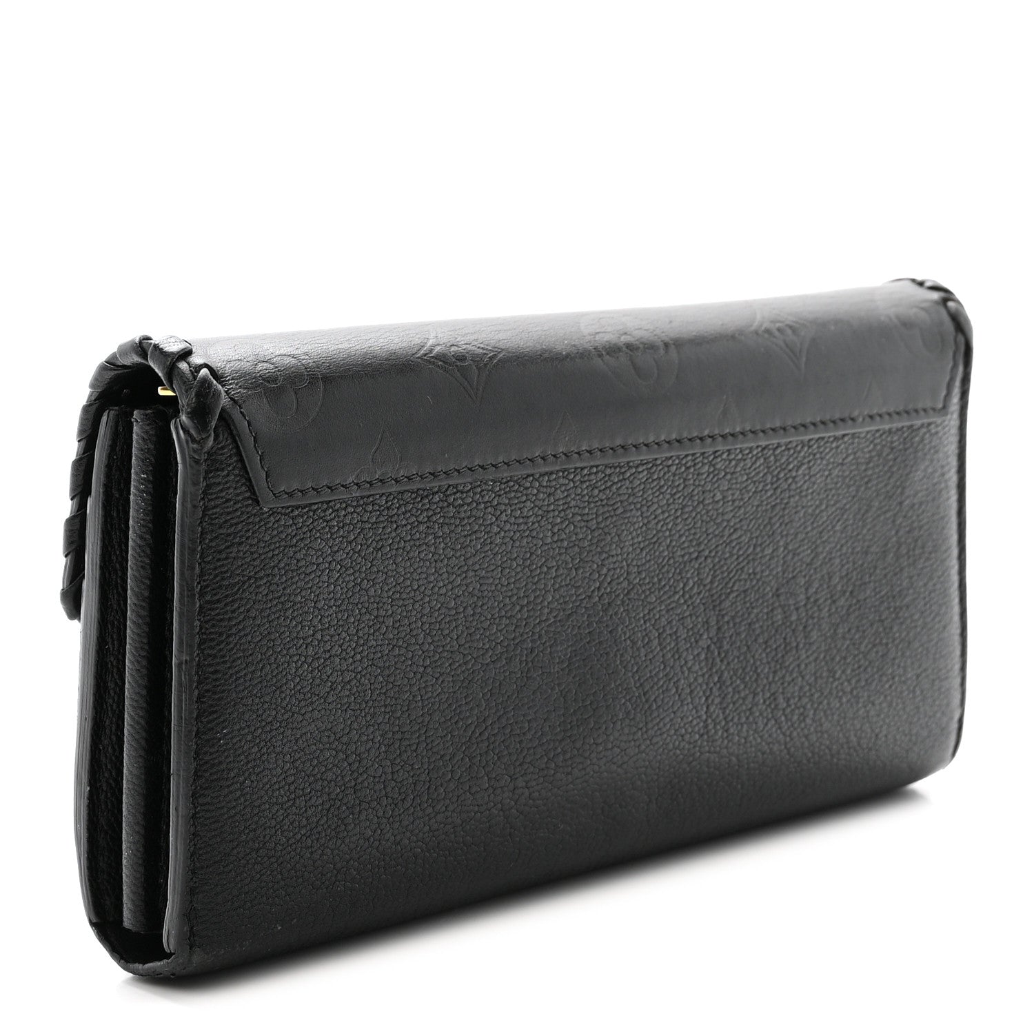 Louis Vuitton Monogram Cuir Plume Very Wallet Black 3 of 6