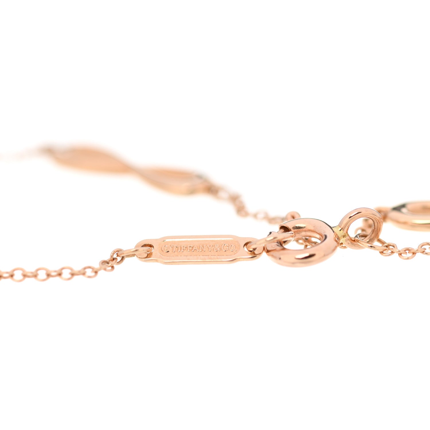 Tiffany 18K Rose Gold Infinity Endless Bracelet 3 of 4
