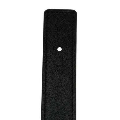 Hermes Swift Epsom 24mm Belt Strap 75 30 Black Gold 4 of 8