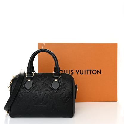 Louis Vuitton Empreinte Monogram Giant Speedy Bandouliere 20 Black 11 of 11