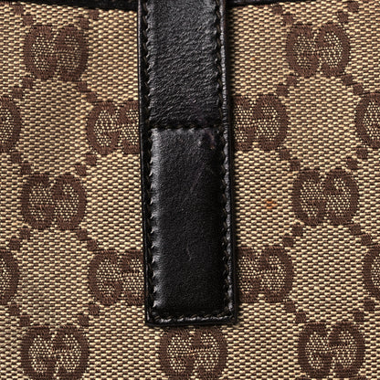 Gucci Monogram Web Jackie O Hobo Dark Brown 10 of 11