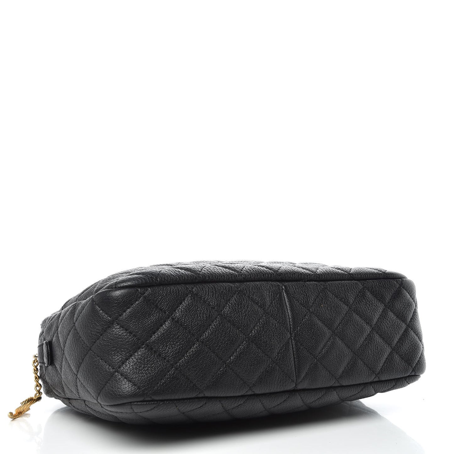 Caviar Quilted Camera Case Black
