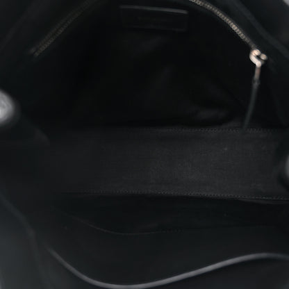 Saint Laurent Crinkled Calfskin Matelasse Monogram Medium Niki Shopper Tote Black 5 of 10
