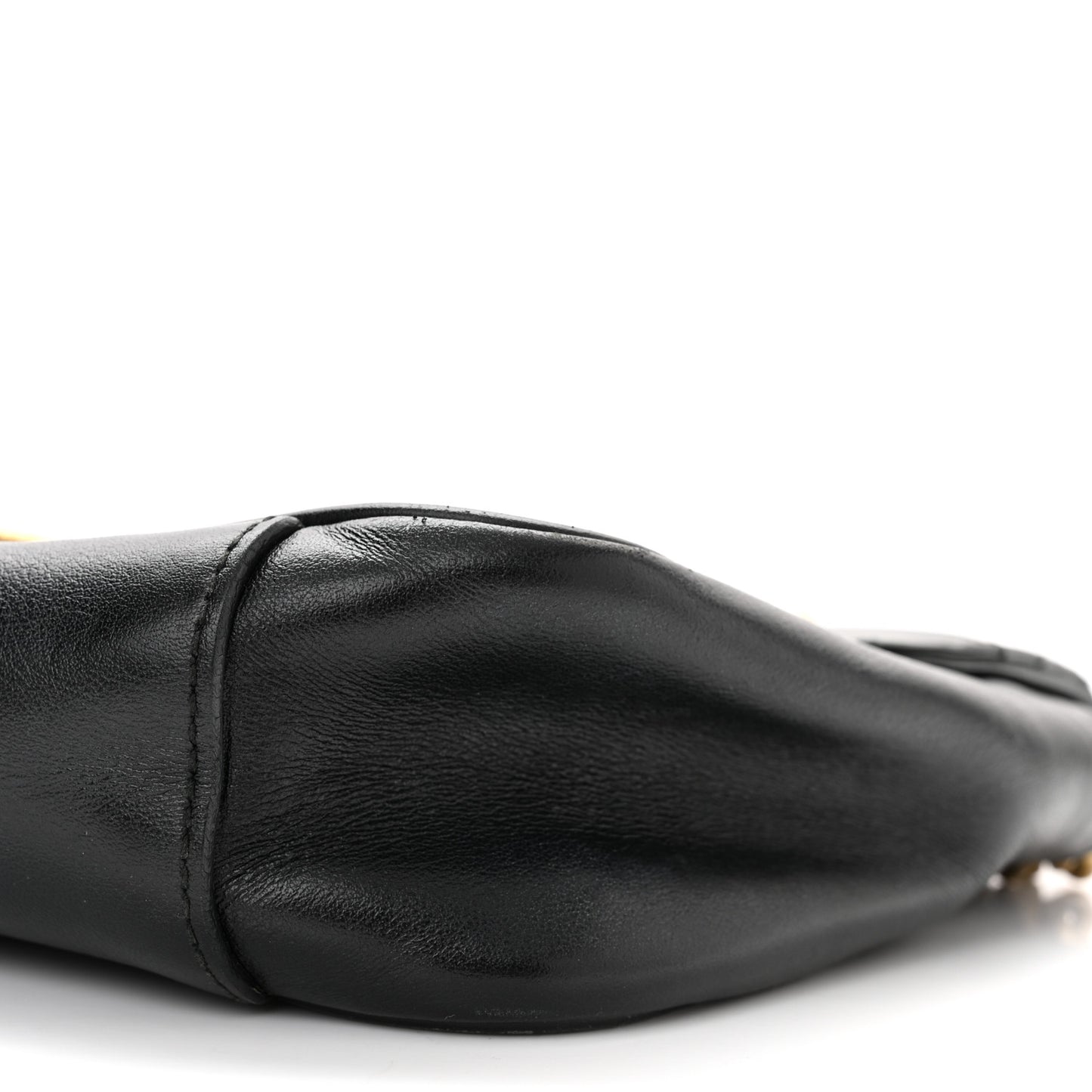 Calfskin Matelasse Small GG Marmont Shoulder Bag Black