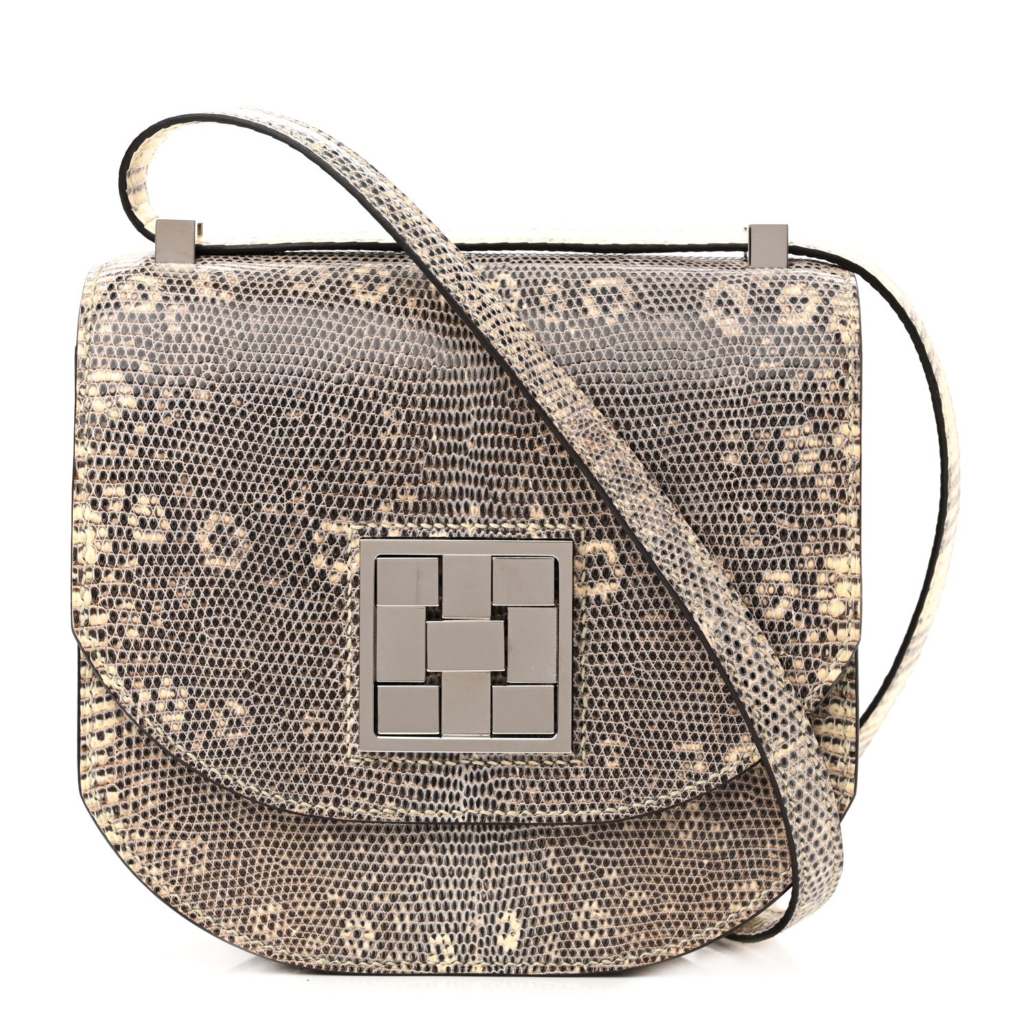 Hermes Lizard Mosaique Au 24-17 Ombre Vert Fonce 1 of 11