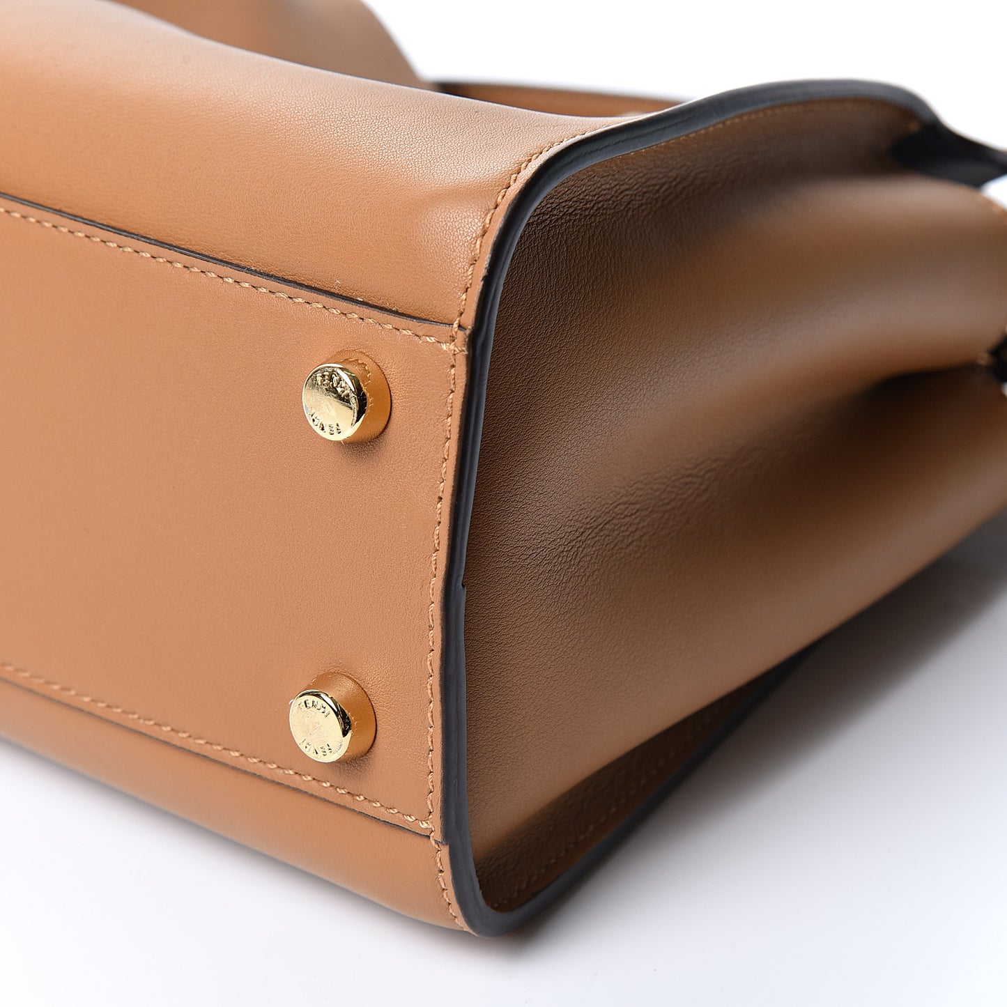 Vitello Tahiti Burro Bi-Color Medium Peekaboo Iconic Essentially Satchel Nocciola Asfalto Cast