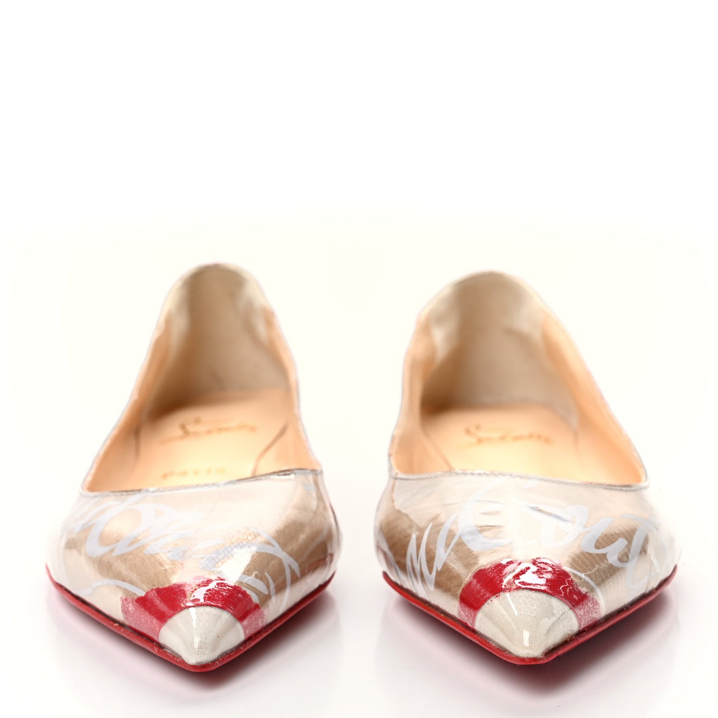 Loubi Kraft PVC Ballalla Flats 36.5 Multi