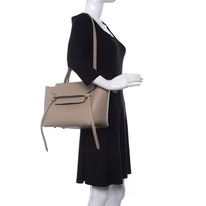 Celine Grained Calfskin Mini Belt Bag Light Taupe 2 of 10