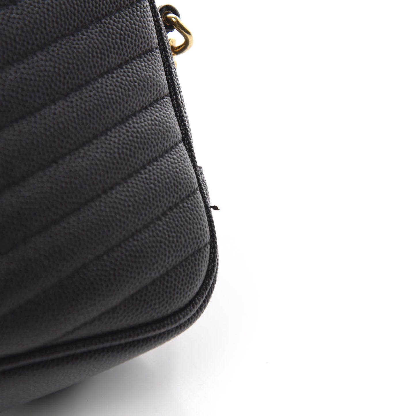 Grain De Poudre Matelasse Monogram Mini Lou Camera Bag Black