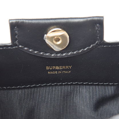 Burberry Calfskin Monogram Motif TB Bucket Black 5 of 9