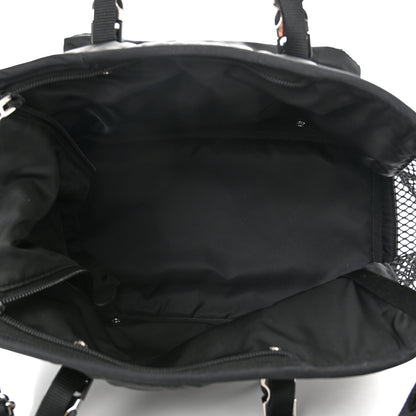 Prada Tessuto Nylon Saffiano Pet Bag Black 5 of 9