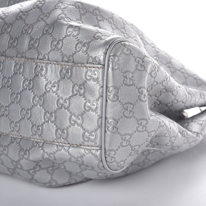 Gucci Guccissima Large Sukey Tote Silver 11 of 11